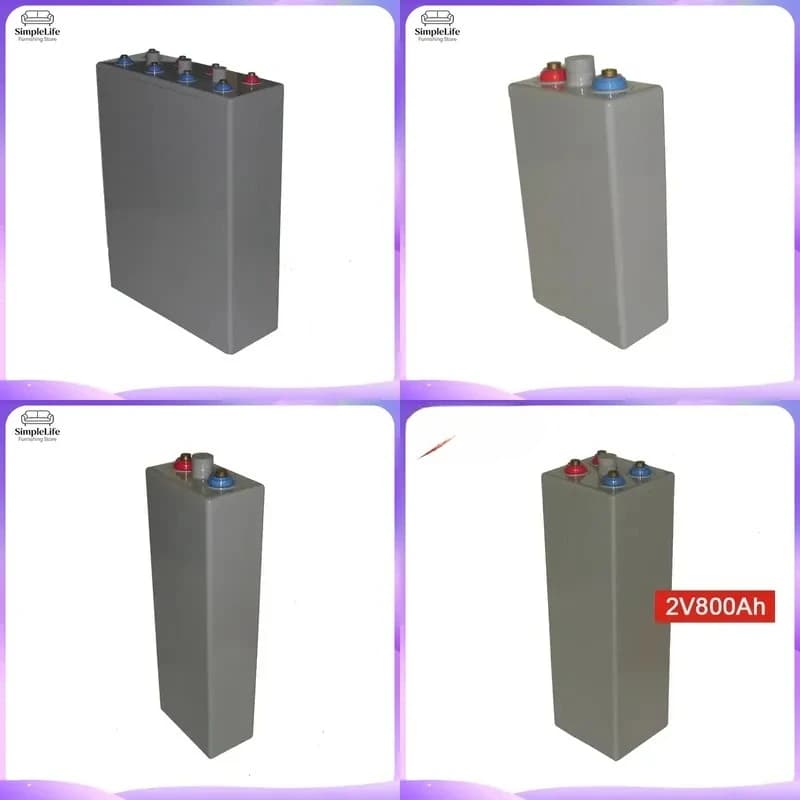2V OPzV Gel Lead Acid Battery 1000Ah 1200Ah 1500Ah Deep Cycle Solar Energy Storage Power Bank for Home Off Grid System