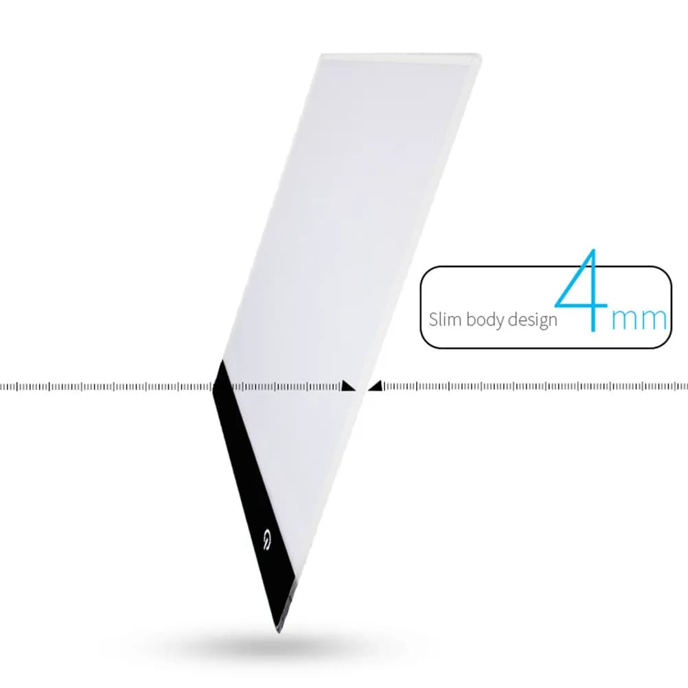 LED Copy Board A4 Size Ultra-Thin Portable Drawing Tablet for Artists Designers Students Bright Flicker-Free Eye-Care Light