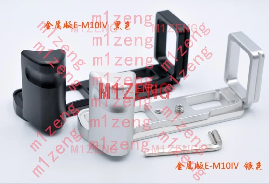 EM10IV Quick Release QR L Plate/Bracket Holder impugnatura per fotocamera Olympus OM-D E-M10IV treppiede RRS Arca-swiss