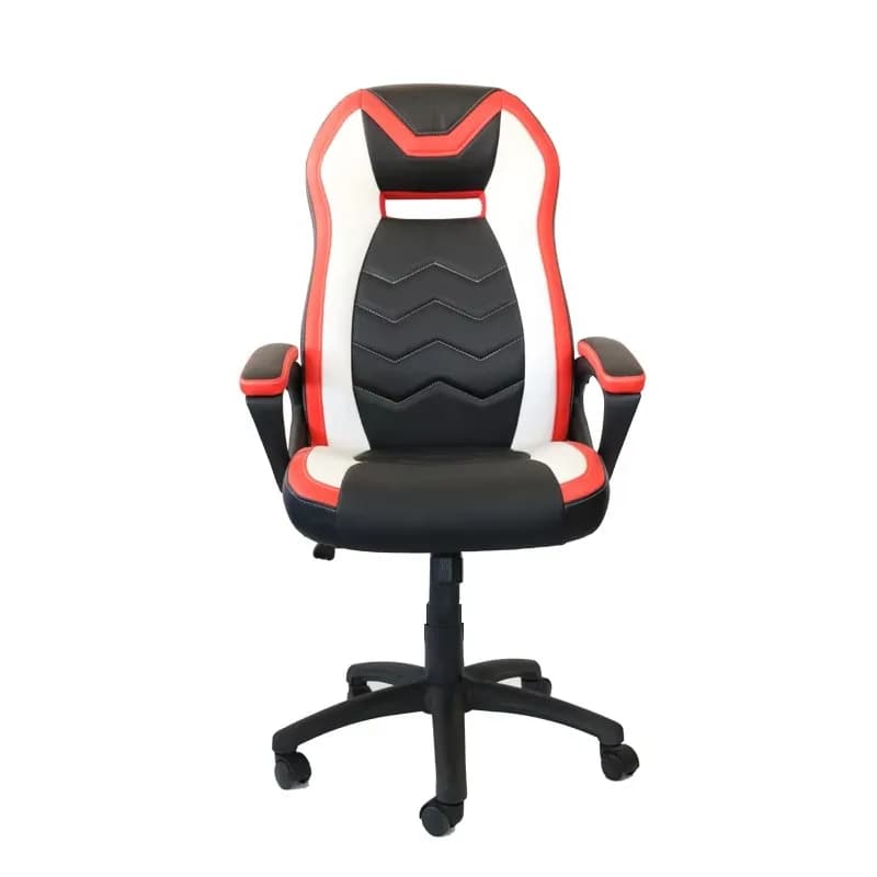 Sedia da ufficio per computer, poltrona reclinabile ergonomica in pelle per gaming e relax, con poggiapiedi, ideale per casa e ufficio