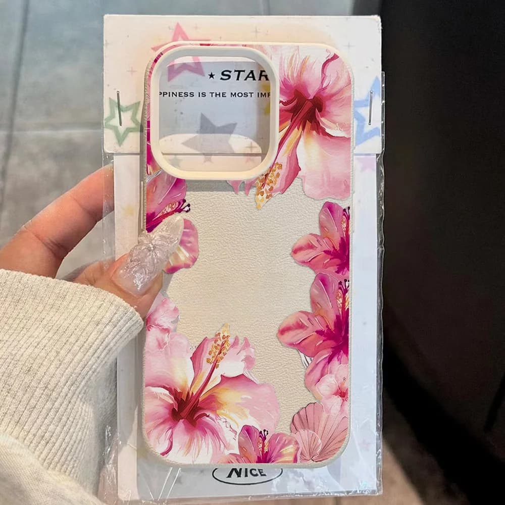 Flower Skin Patterns Phone Case For iPhone 17 Pro Max 17 16 15 13 Soft For iPhone 16 Pro Max 14 Air 12 11 Shockproof Cover Funda