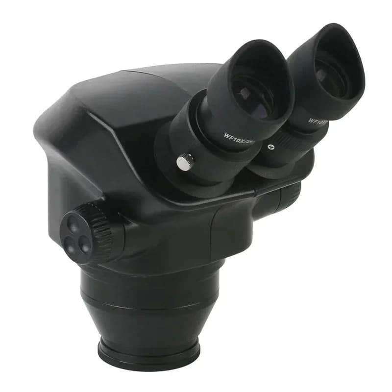 7X-50X Super Widefield Industry Stereo Microscope Binocular Head + WF10X/20mm Eyepiece Rubber Eye-guards Microscope Accessories