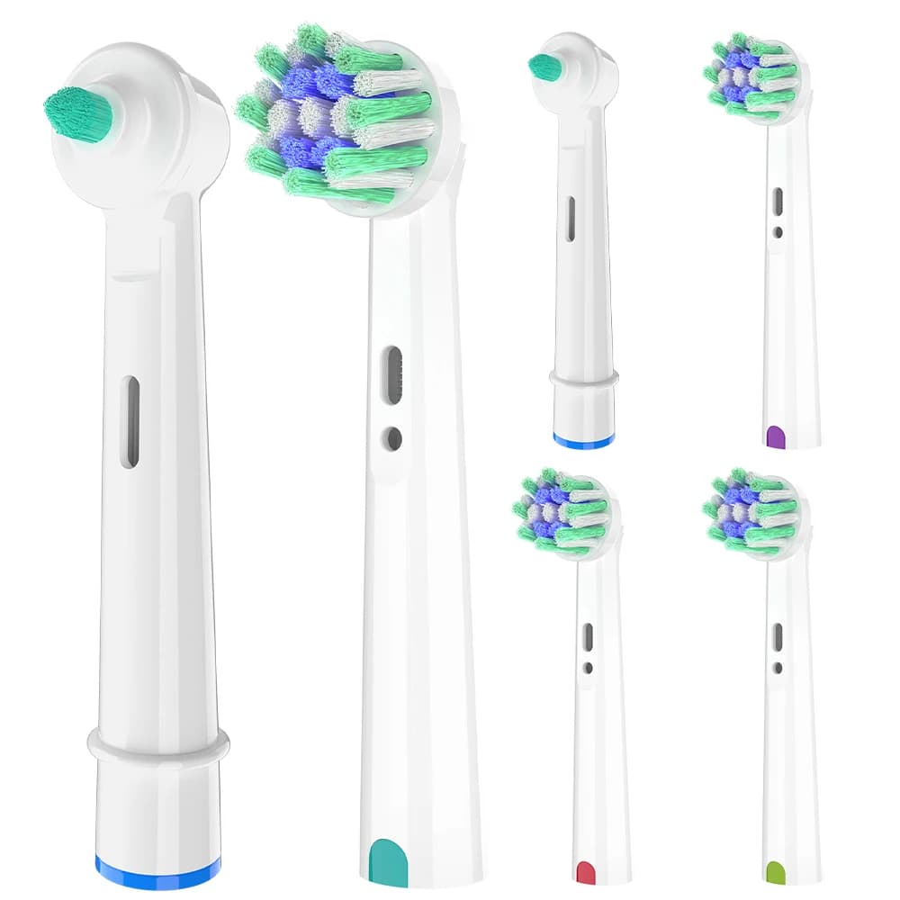 Replacement heads for cross action toothbrush compatible with Oral B electric toothbrush, toothbrush head for 1000 600 1500