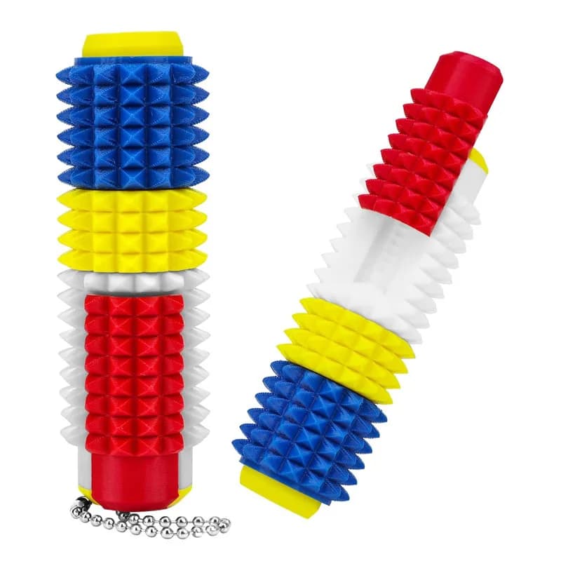 Fidget Toys Mini Grippie Mechanical Slider Push Card Plate Rotating Roller Spinner EDC Giocattolo Sensoriale Antistress Anti-Ansia