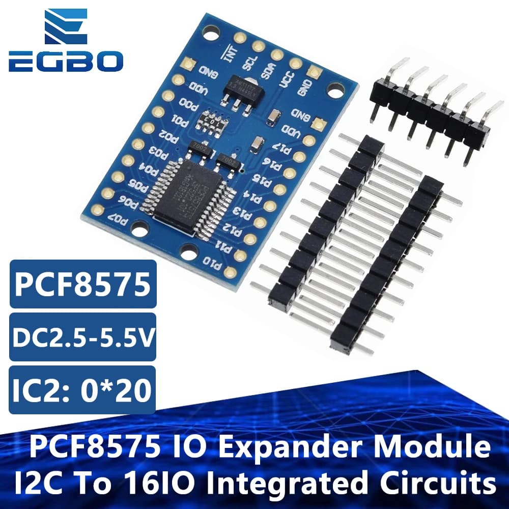 IO EGBO PCF8575 I2C expansion module at 16IO Integrated circuits for arduino