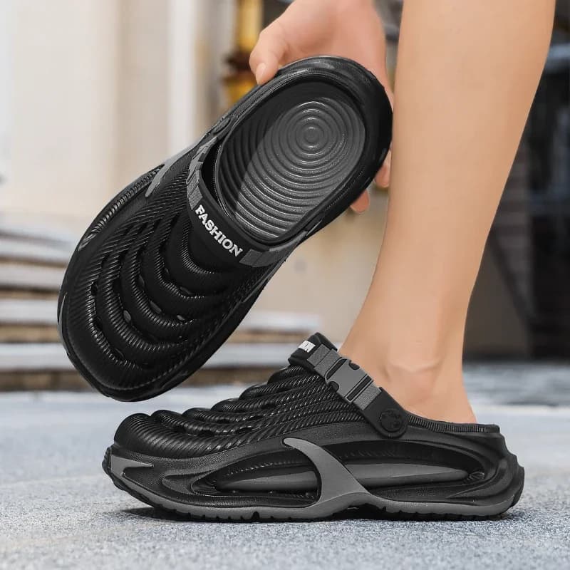 Sandali Zoccoli Estivi da Uomo 2026, Scarpe Casual da Giardino con Fori, Scarpe da Acqua, Ciabatte Morbide e Comode per Casa