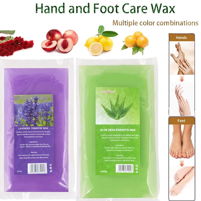 200g/450g Paraffin wax Hands and feet Beauty wax for SPA wax machine Soft moisturizing wax for hands for bikini body