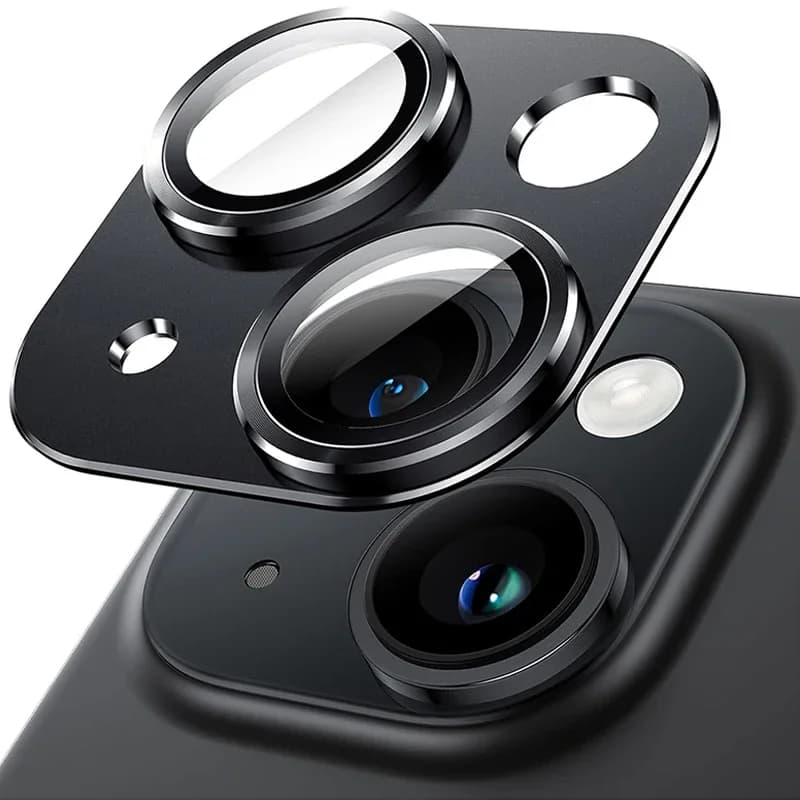 Protezione della fotocamera in metallo per IPhone 16promax 16pro 16 15 Pro Max 14 Plus Custodia in lega Lente posteriore Copertura in vetro temperato Tappo protettivo