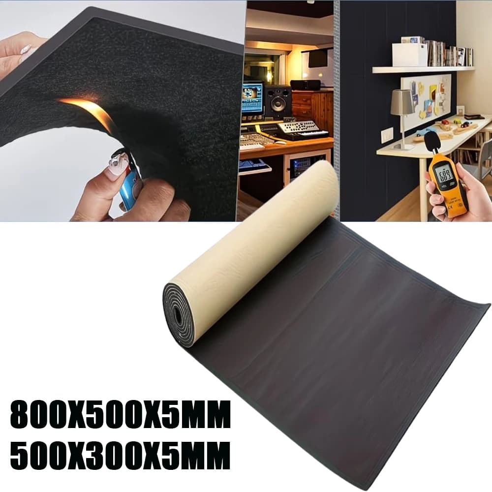 Self Adhesive Foam Rubber Sheet Neoprene Sponge Roll for Soundproofing Washers Crafts and Cosplay Projects Easy Cut Versatile