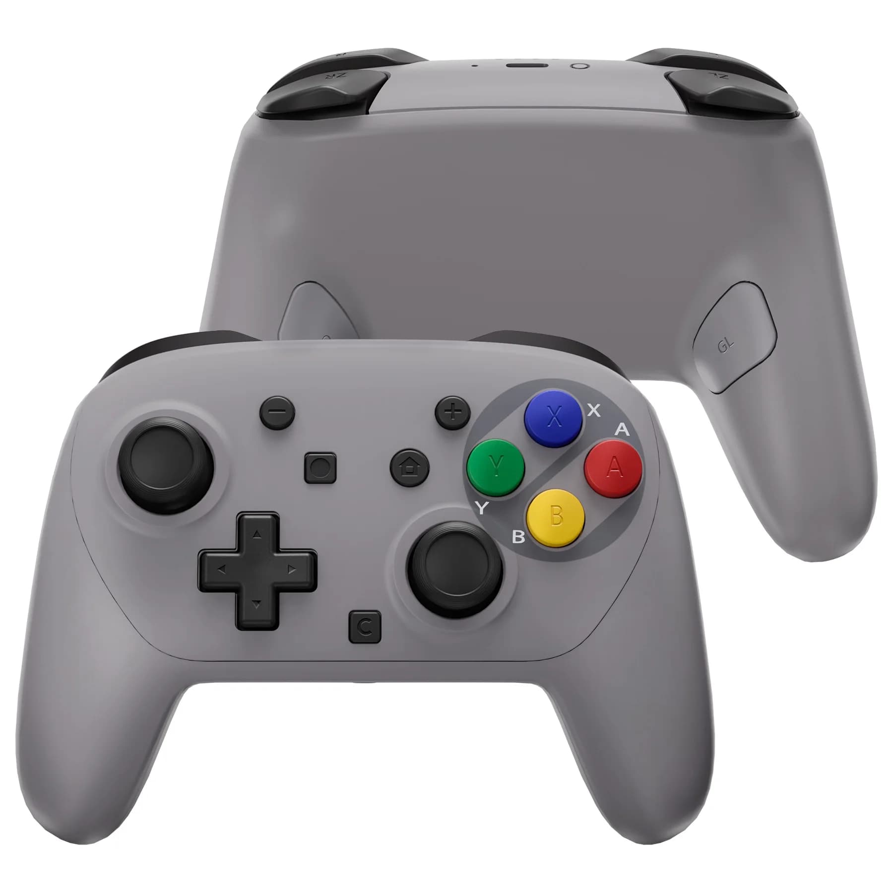 eXtremeRate Kit Completo di Ricambio Fai-da-te con Scocca e Pulsanti per Controller Nintendo Switch 2 Pro, Cover Frontale e Posteriore Inferiore