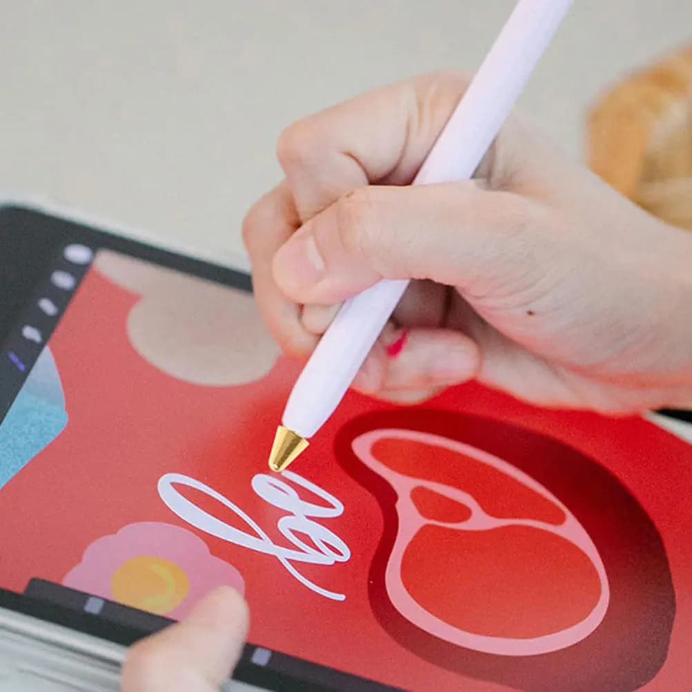 4 Pezzi di Ricambio per Penne Touch Screen Capacitive, Punte Sostitutive per Stilo per Tablet e Smartphone, per Disegno e Scrittura Senza Interruzioni