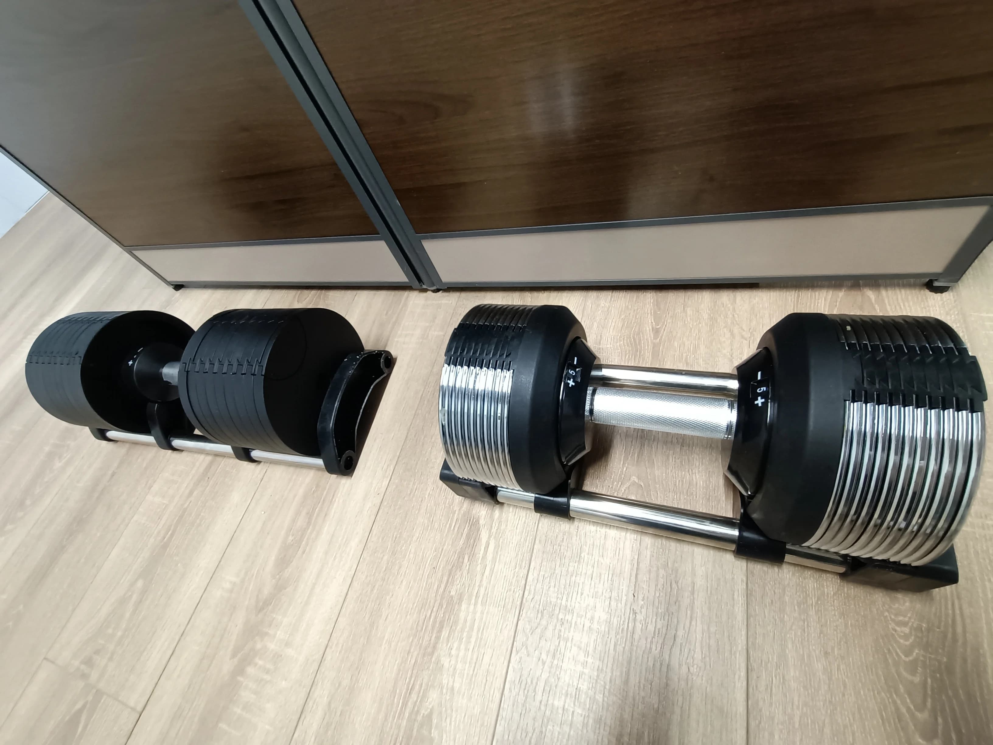 Set di manubri regolabili in ghisa da 36 kg (80 libbre) per fitness domestico, bilanciere in acciaio e kettlebell personalizzabili con logo, per uomo, per il commercio transfrontaliero