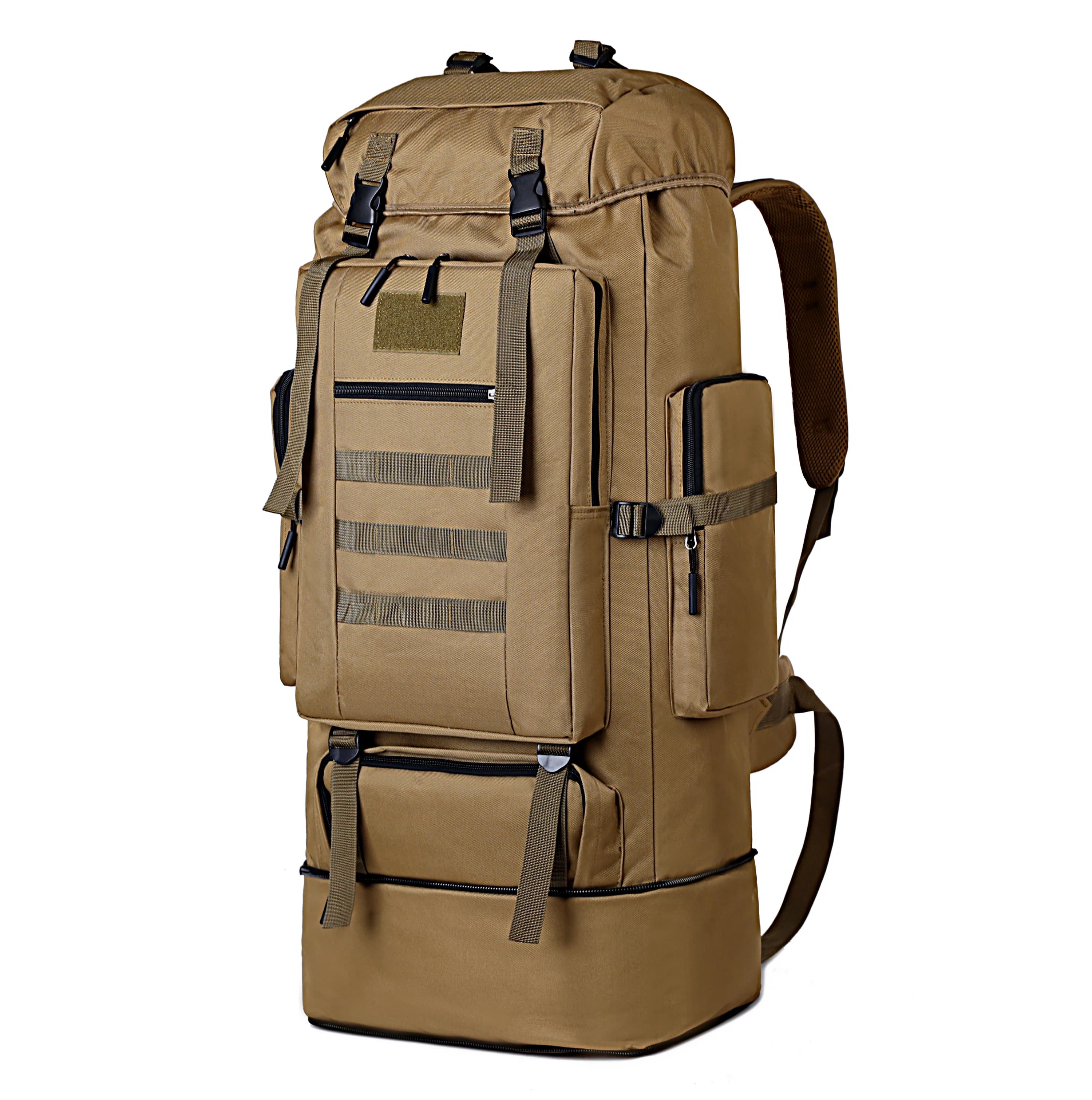 Borsa da alpinismo da 80L/100L Borsa da arrampicata Zaini tattici Zaino grande Borse da viaggio da campeggio per escursioni all'aperto