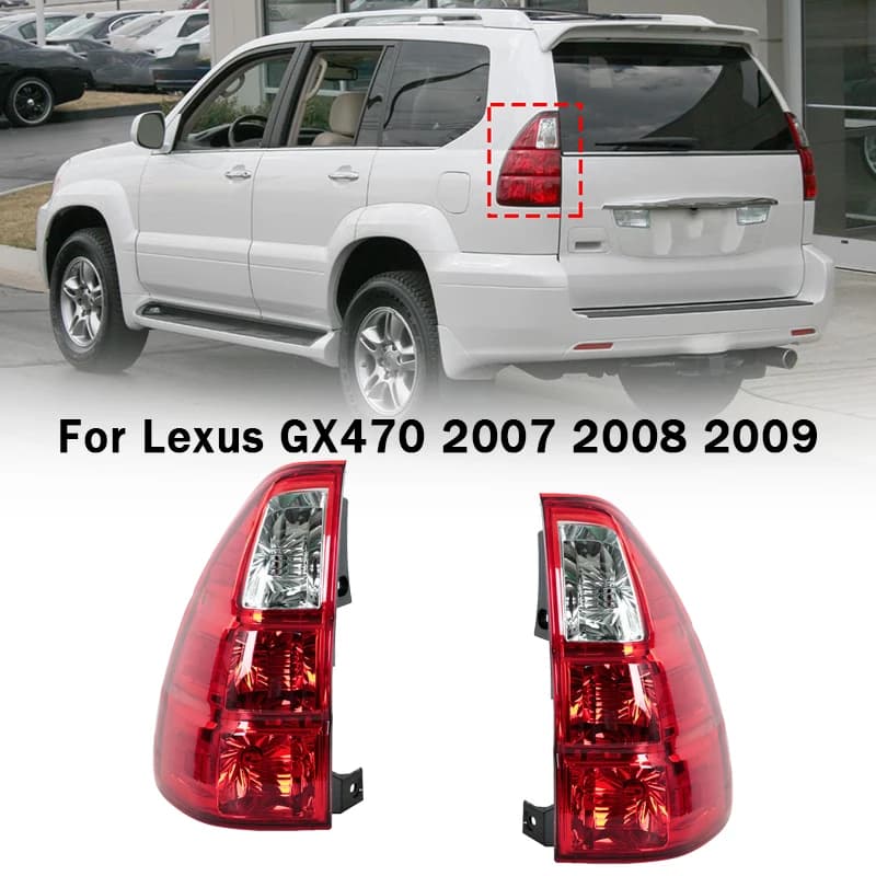 Backlight with Wiring for Lexus GX470 2007 2008 2009 81561-60790 81551-60860 Brake Light Stop Left/ Right