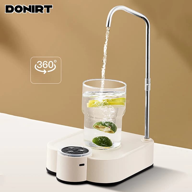 Distributore automatico di acqua ricaricabile con pompa dell'acqua elettrica intelligente per bere un gallone Pompa per bottiglia d'acqua portatile per l'home office