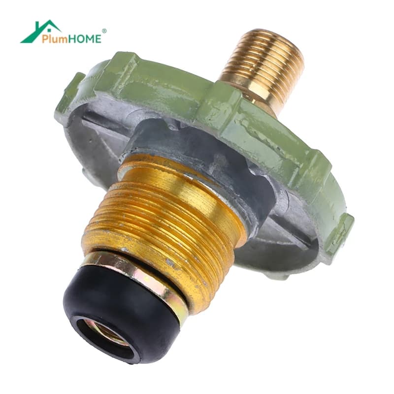 High quality gpl tank converter head Durable gas oven connector adaptor for zinc alloy gpl reservoir fitting accessories for camping stove