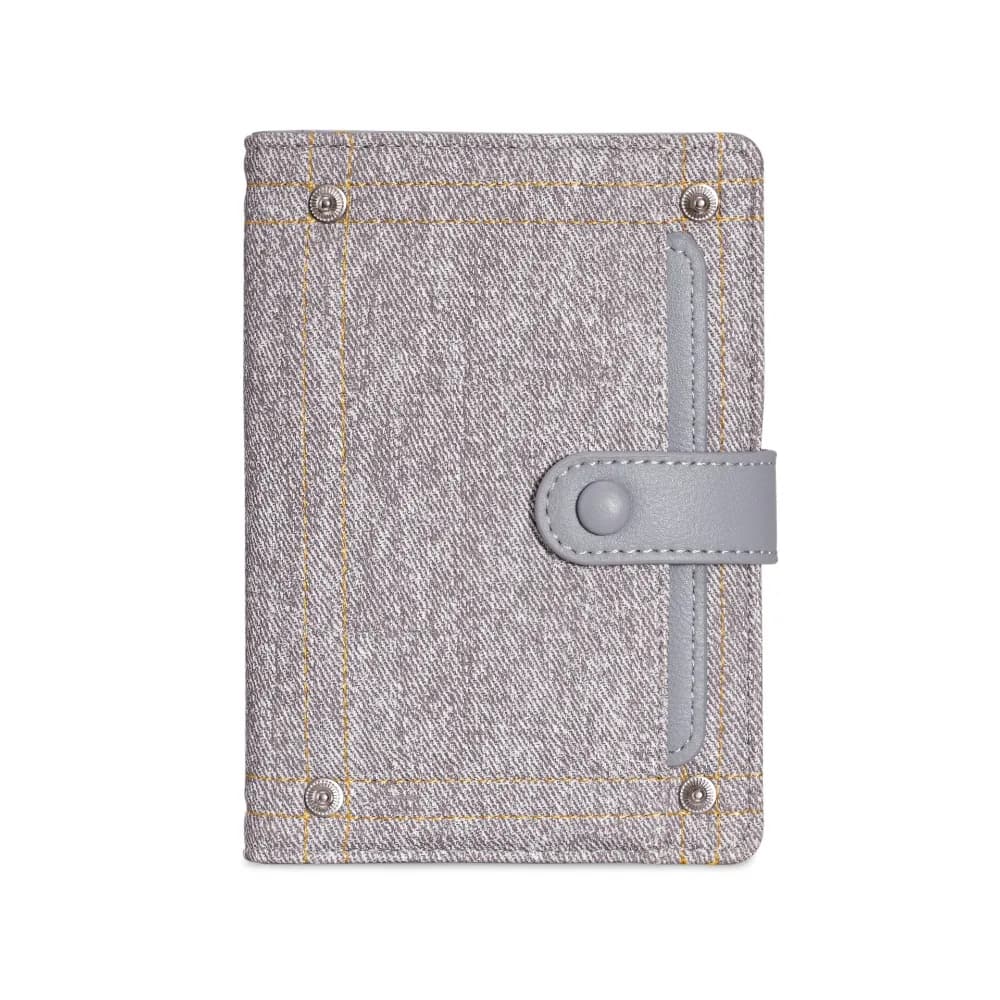 Porta Carte Portatile in PU, Custodia per Passaporto, Porta Biglietti, Portafoglio da Viaggio, Custodia per Carte, Borsa Porta Carte per Check-in Aereo da Uomo