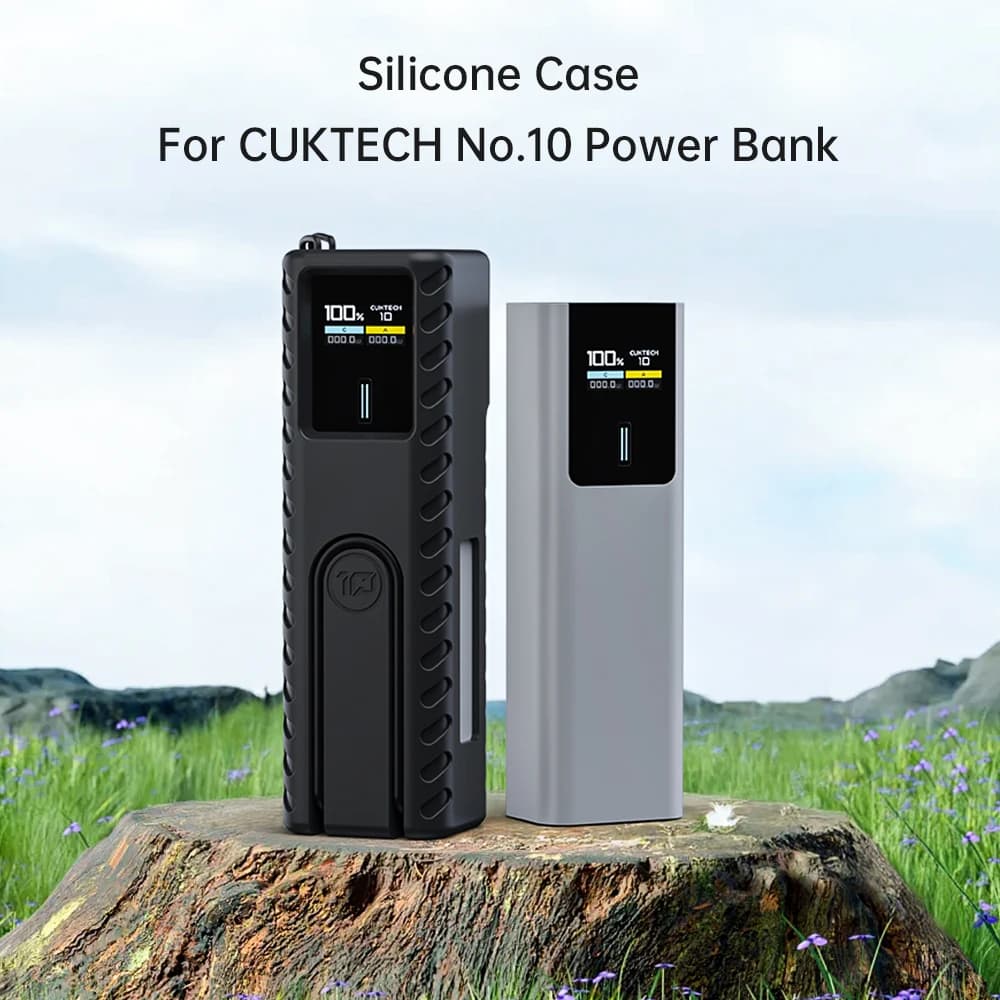 Silicone Case for CUKTECH No.10 Power Bank Quick Charger Anti-Lost Sim Card Eject Pin Case for USB Needle C Cable Organizer