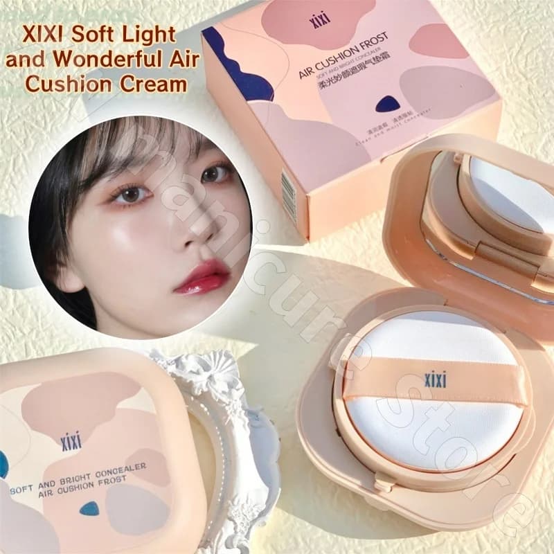 XIXI Crema a cuscino d'aria morbida, leggera e bella, crema BB a cuscino d'aria leggera naturale, nasconde molto tempo senza qualsiasi bianco