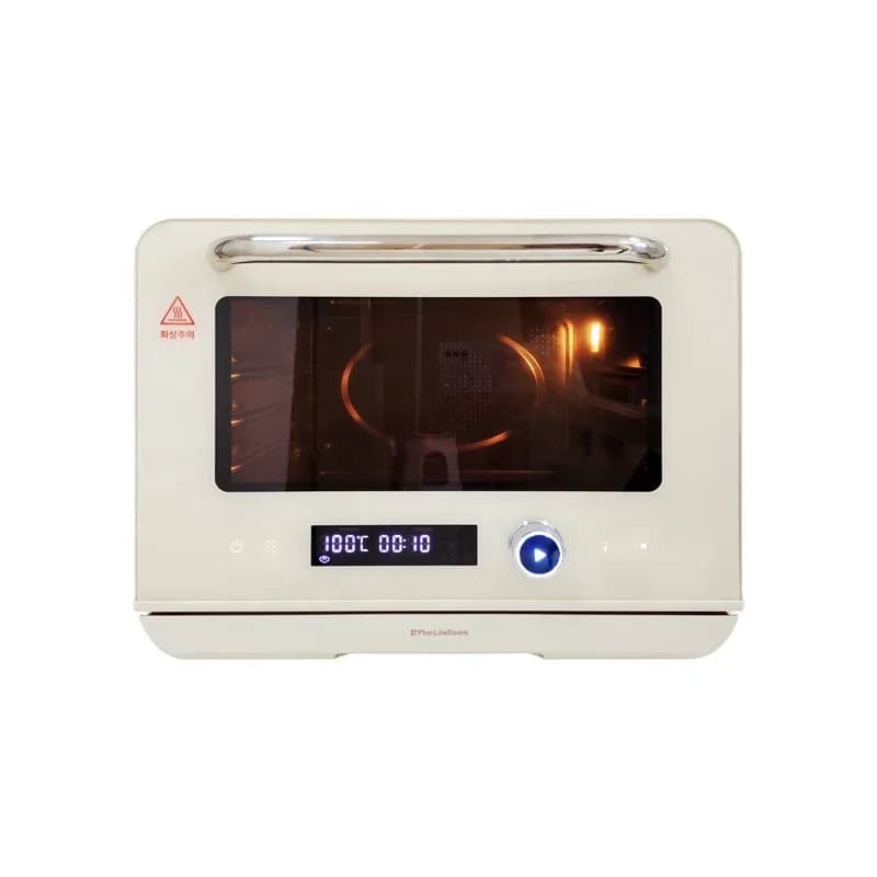 Hot air fryer with 20 liters digital steam oven with 40 menus for grilling, grilling, baking, steam, air frying
