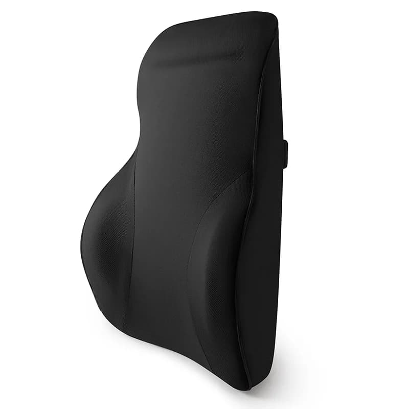 Cuscino Lombare in Memory Foam per Sedile Auto, Essenziale per Casa e Ufficio, Comfort e Postura Corretta, Supporto per la Schiena