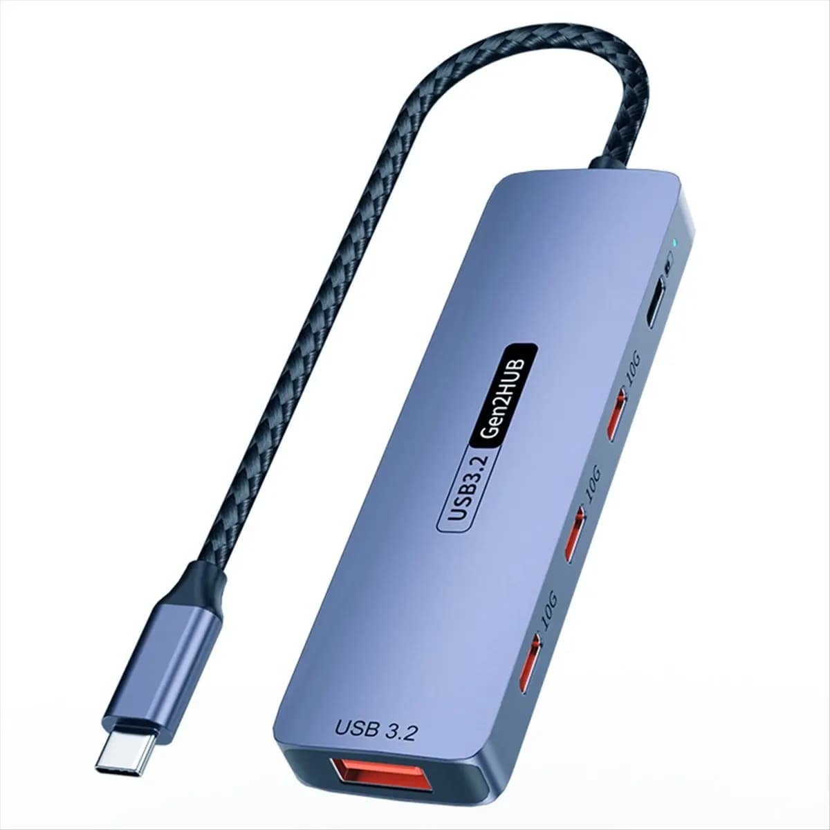 AB30 USB C Hub USB Type-C 3.2 HUB 10Gbps High Speed PD100W Charging USB Type-C 3.2 Adapter Splitter for Laptop Phone PC
