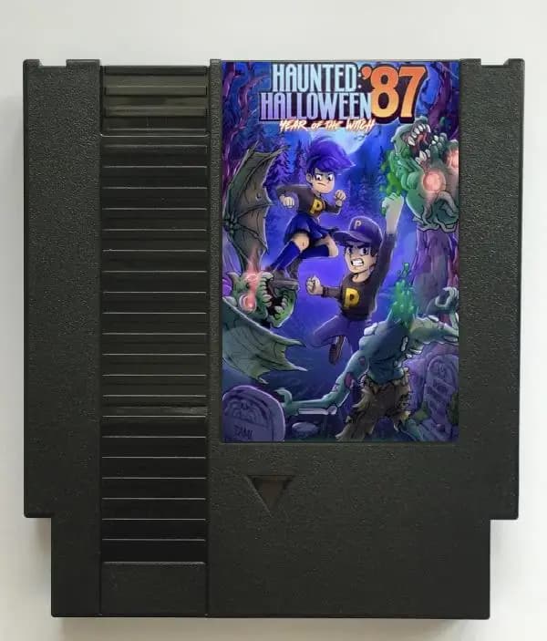 Cartuccia di gioco Haunted Halloween '87 per console NES/FC
