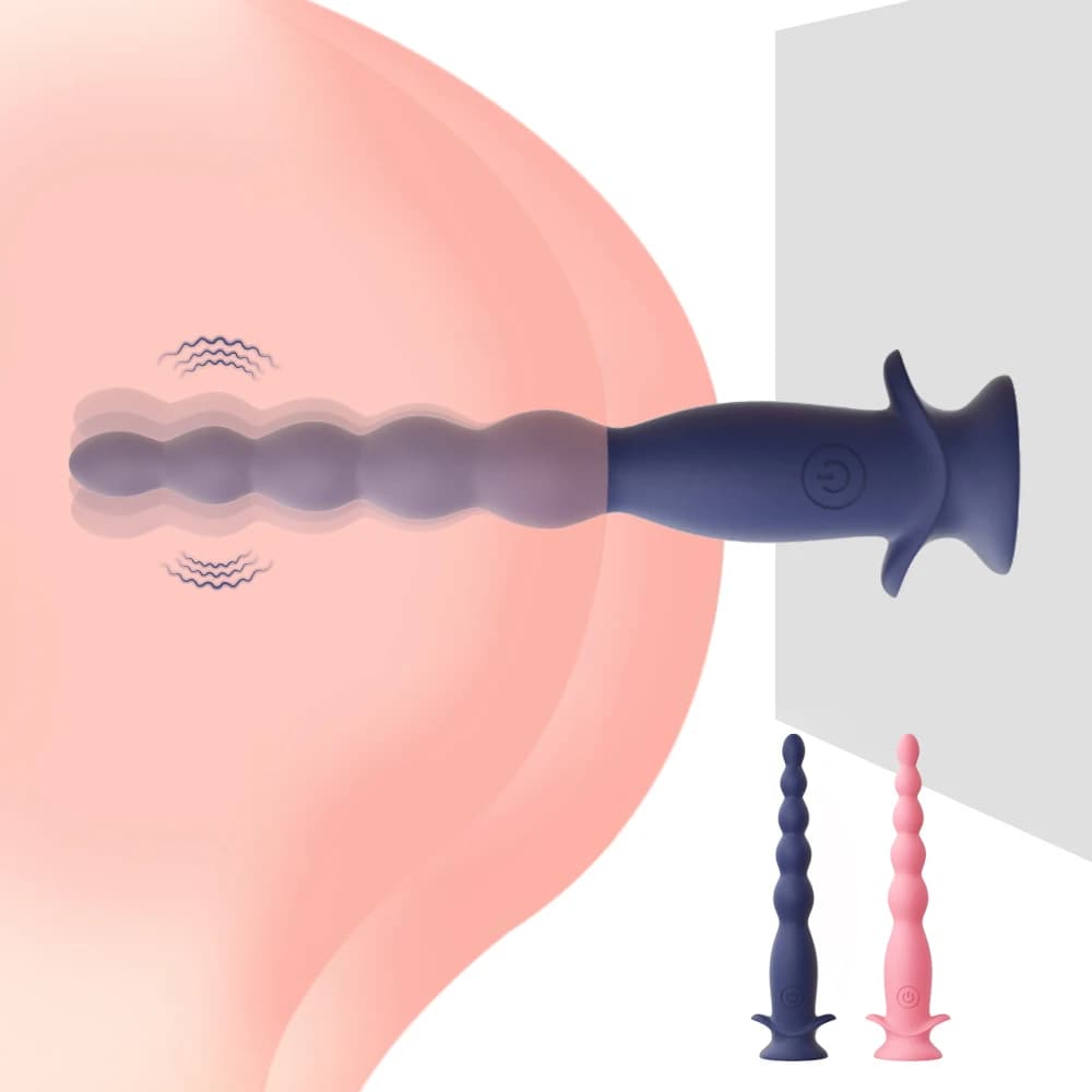 Vibratore per perline anali a 10 velocità Spina per donna Palline vaginali Dilatatore Giocattoli sessuali per uomo Giocattolo adulto Massaggiatore prostatico Masturbatore
