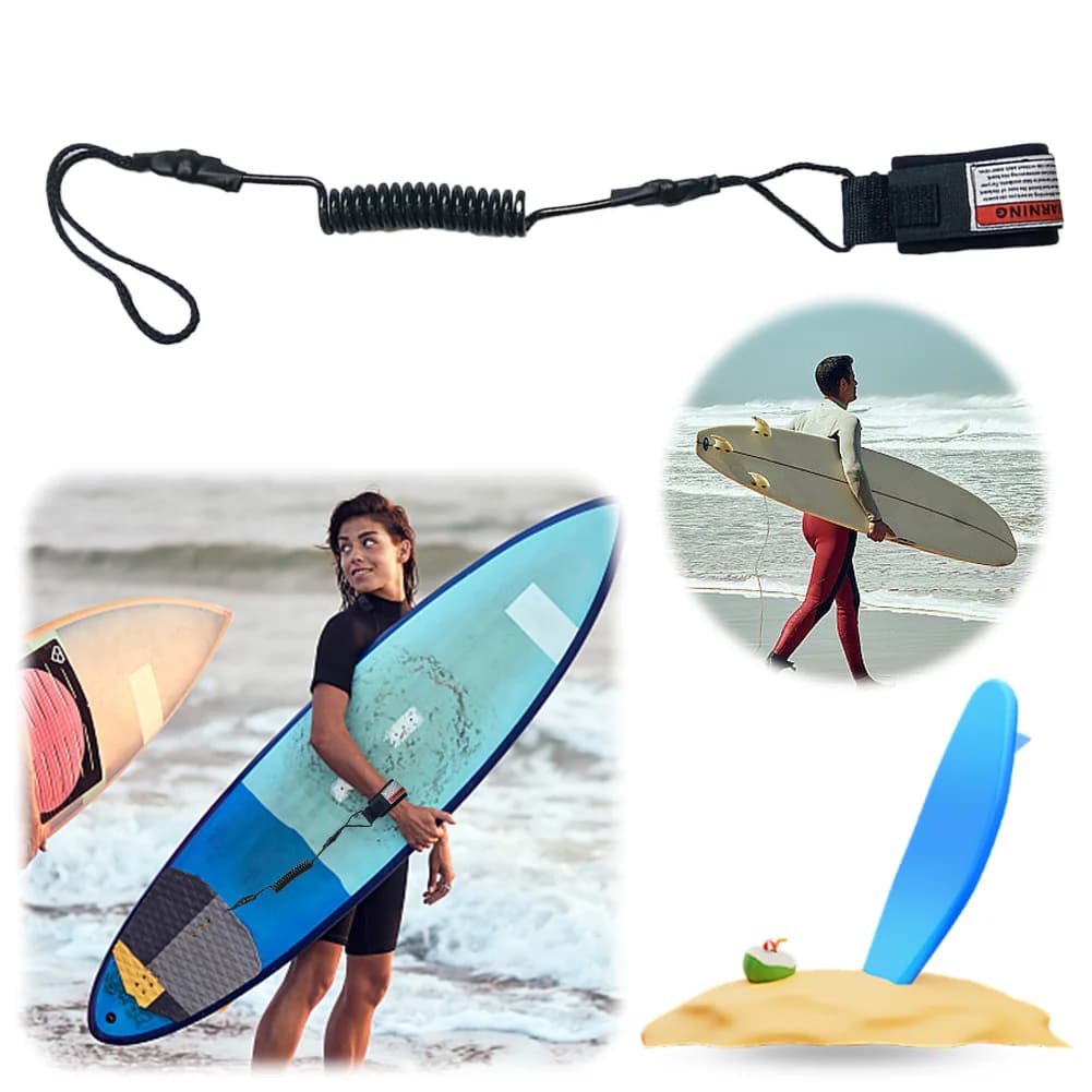 Surf Stand UP Paddle Board guinzaglio alla caviglia pratica tavola da surf zattera Kayak corda tavola da surf elastica sicurezza piede corda accessori