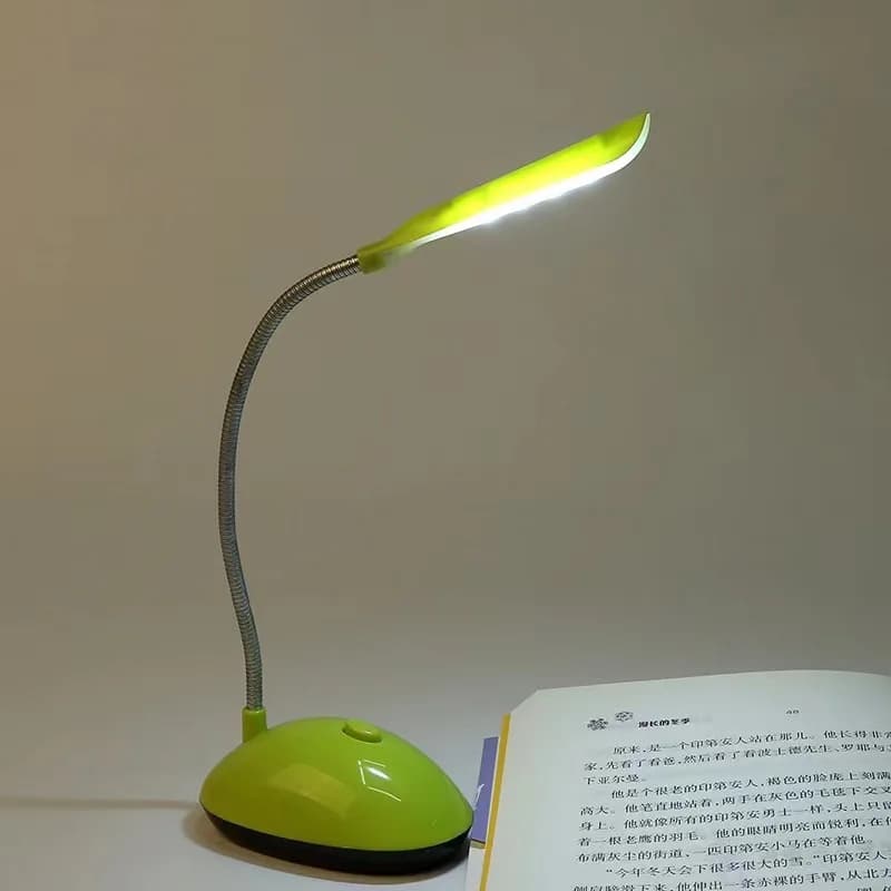 Office Table Lamp for Students LED Table Lamp Battery Powered AAA Bedside Table Lamp Reading Lamp Table Lamp