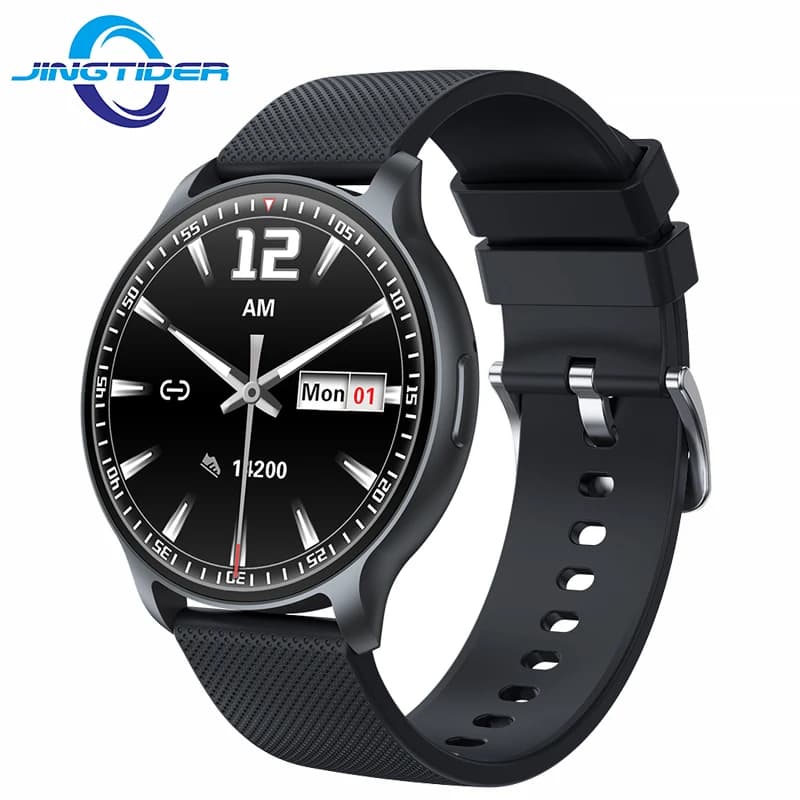 U23 1.32 "AMOLED Round Screen Luxury Style Watch 9mm Body Ultra Subtile IP68 Waterproof Oxygen In Blood Smartwatch Cardiaca Frequency