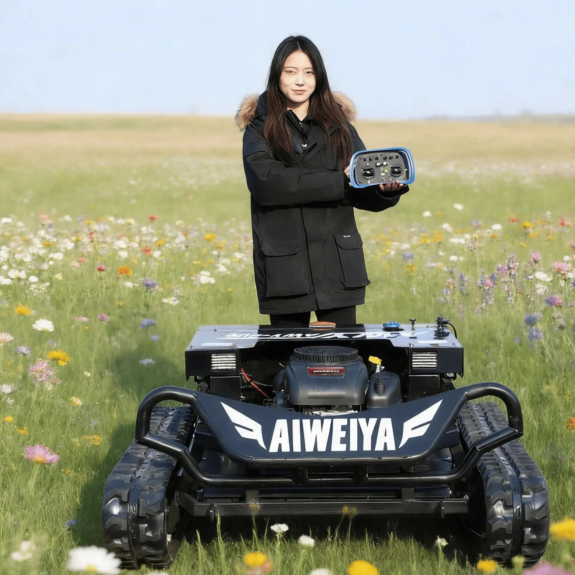 Customized High-Efficiency AWY-900 lawn mowers Reduce Working Time for Large-Scale Green Belts Industrial Park Lawns