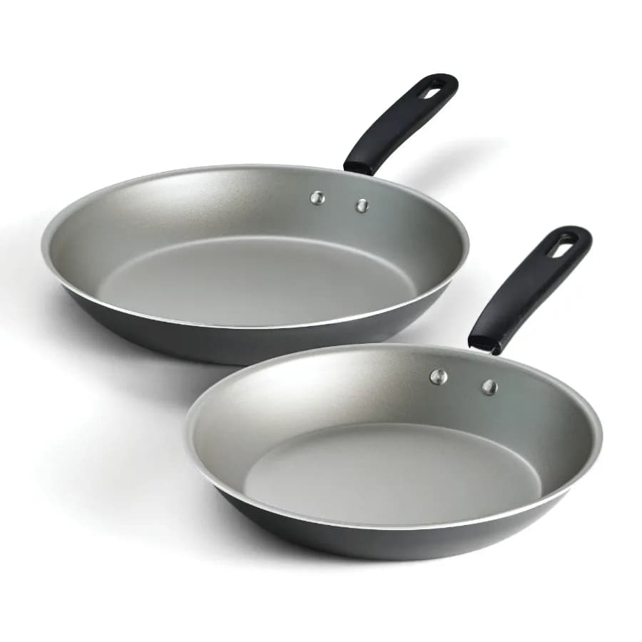 Primaware 2-Piece Nonstick Fry Pan Set 9.5-Inch and 11-Inch Asphalt