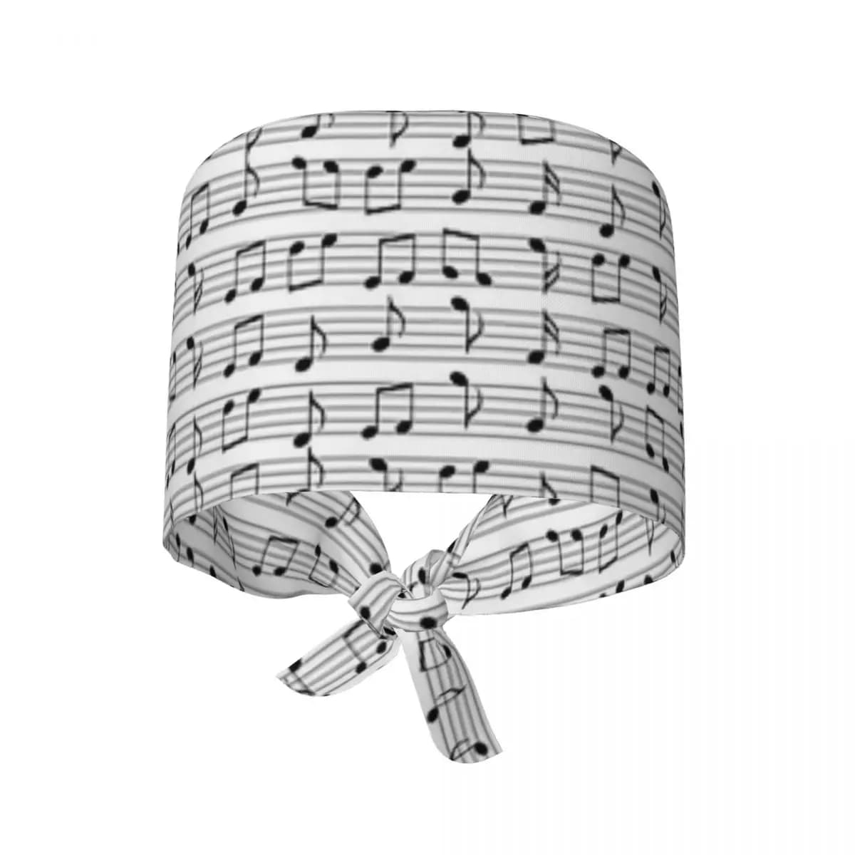 Abstract piano keys with musical notes Cappello scrub Doctor surgical cap Man Woman Adjustable Nursing Hats for dentist