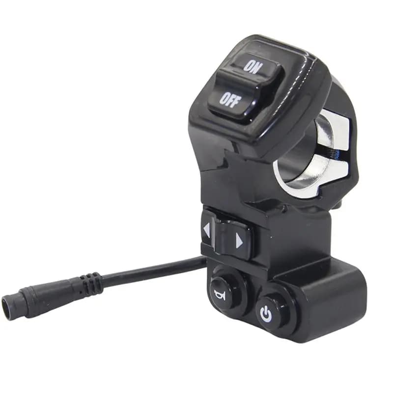 【SPECIALE】Interruttore fari per monopattino elettrico Kukirin G2 Pro G2 Max, interruttore indicatori di direzione, pulsante clacson skateboard, parte di ricambio
