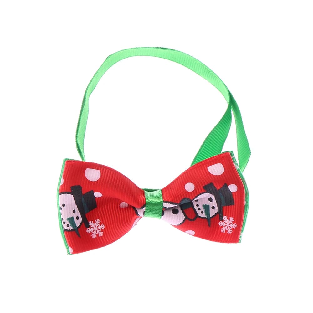 Forniture per animali domestici Accessori per toelettatura Vacanze Girocollo per gatti Cravatta natalizia per animali domestici Collare con fiocco Papillon per cani