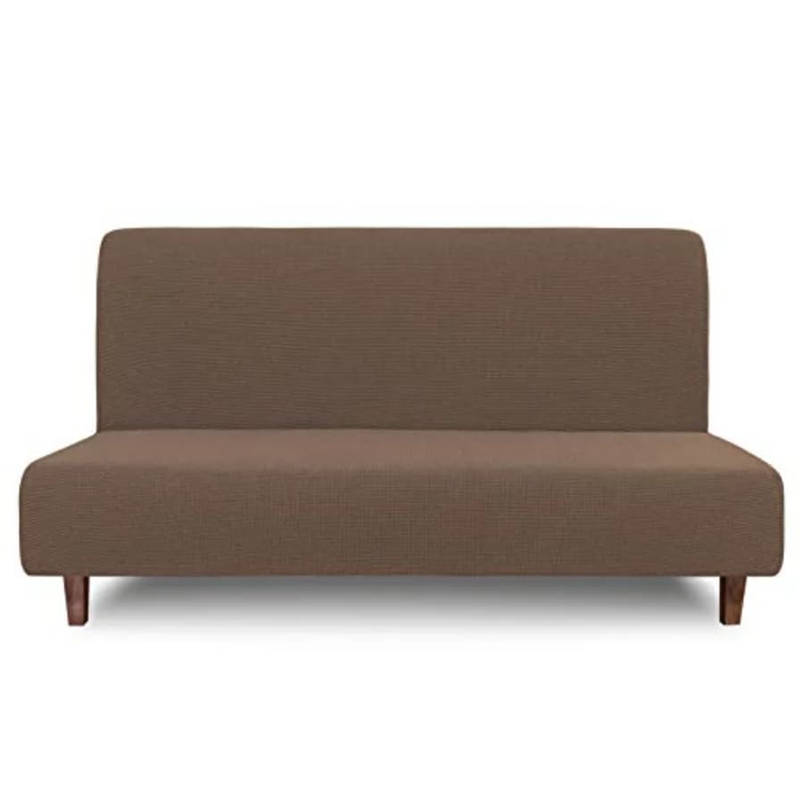 Copertura Futon 100% Impermeabile, Copridivano Elasticizzato in Jacquard, Protezione Antiscivolo per Mobili