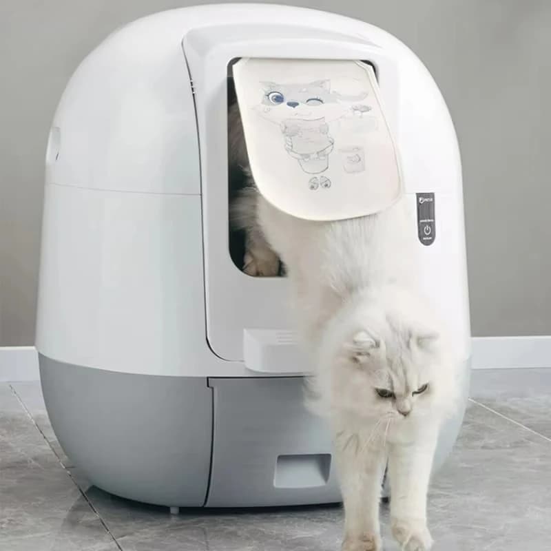 Lettiera Intelligente per Gatti, Facile da Pulire, Pulizia Automatica, Controllo degli Odori, Compatibile con Tutte le Razze di Gatti, Ordini all'Ingrosso
