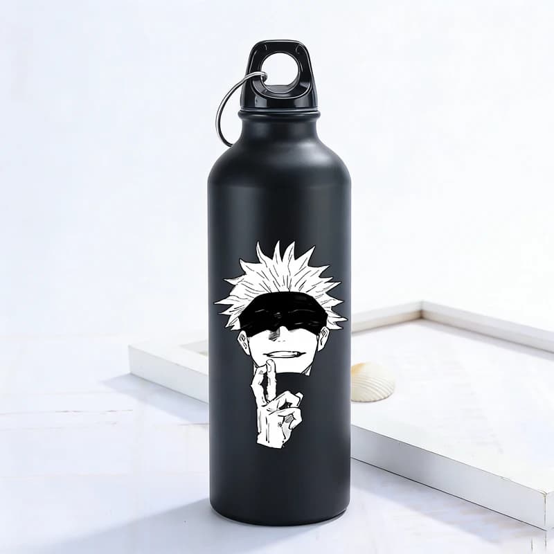 500ml Jujutsu Kaisen Kettles Sports Aluminum Mountaineering Cup Water Bottles for Man Gojo Satoru Anime High-capacity Flask Gift