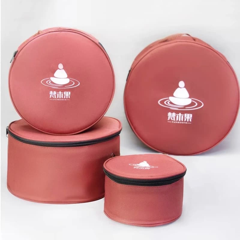 Crystal Singing Bowl Bag Sound Healing Bowls Handbag Nepal Buddhist Music Bowl Cloth Bags Portable Meditation Tibetan Bowls Bag