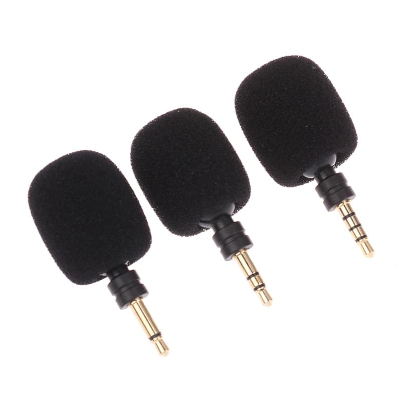 Hot Sale Portable Mini Microphone Mic 3.5MM Aux Mono / Stereo / 4 Pole Metal Capacitance Microphone For Laptop PC Smartphone