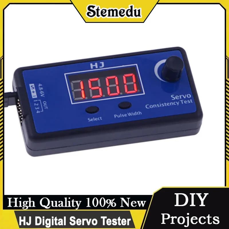 HJ Digital Servo Tester Dispositivo di controllo ESC portatile per elicotteri RC Aerei Auto Servo verricatore rapido con display LCD