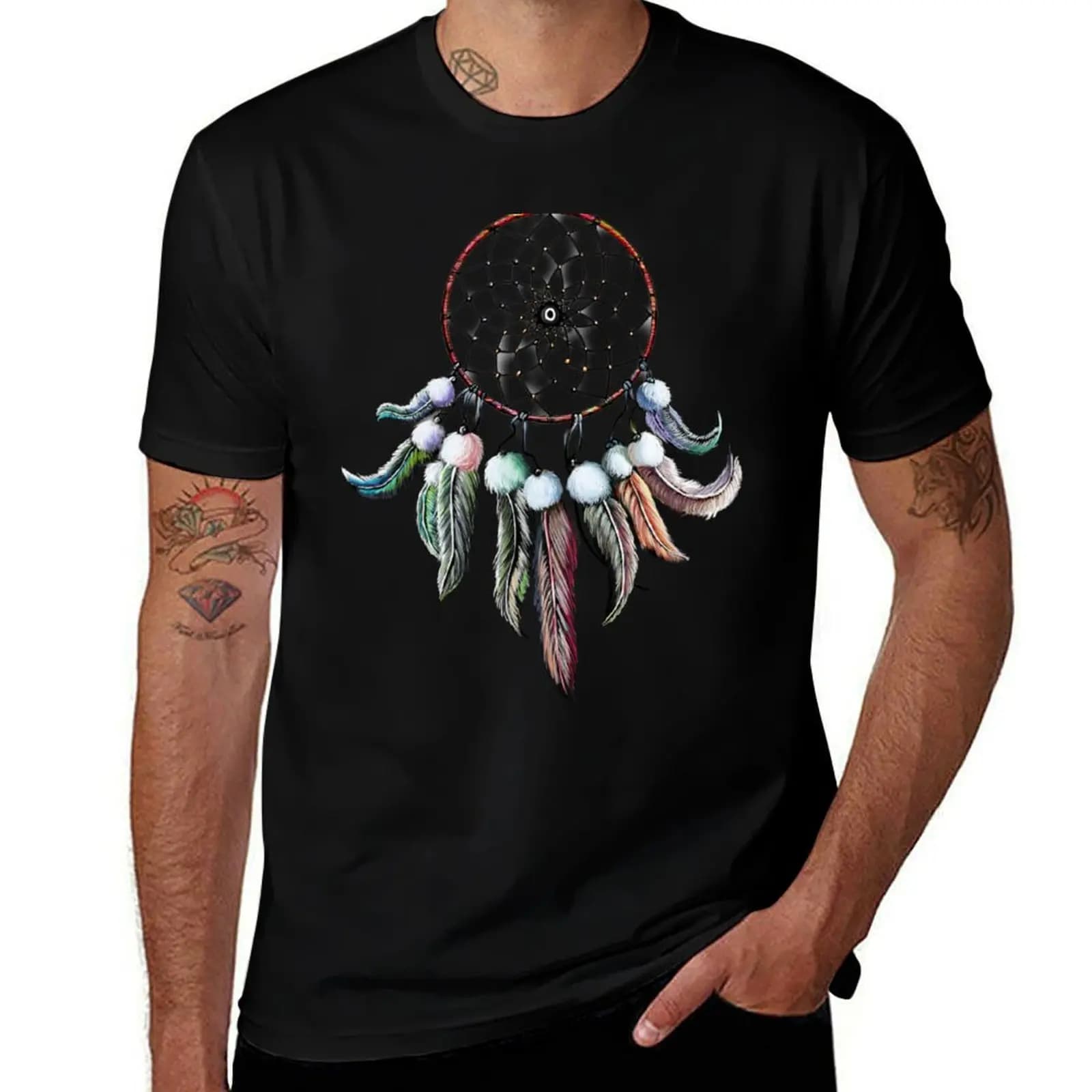 Dream Catcher 2 T-Shirt Fashion Letter Print T-Shirt