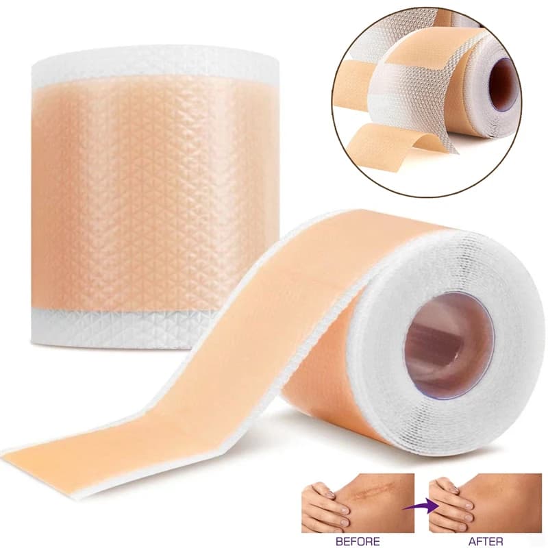 Waterproof and reusable silicone scarring tape – Breathable and delicate wall decal on the skin for ear protection and discreet cover