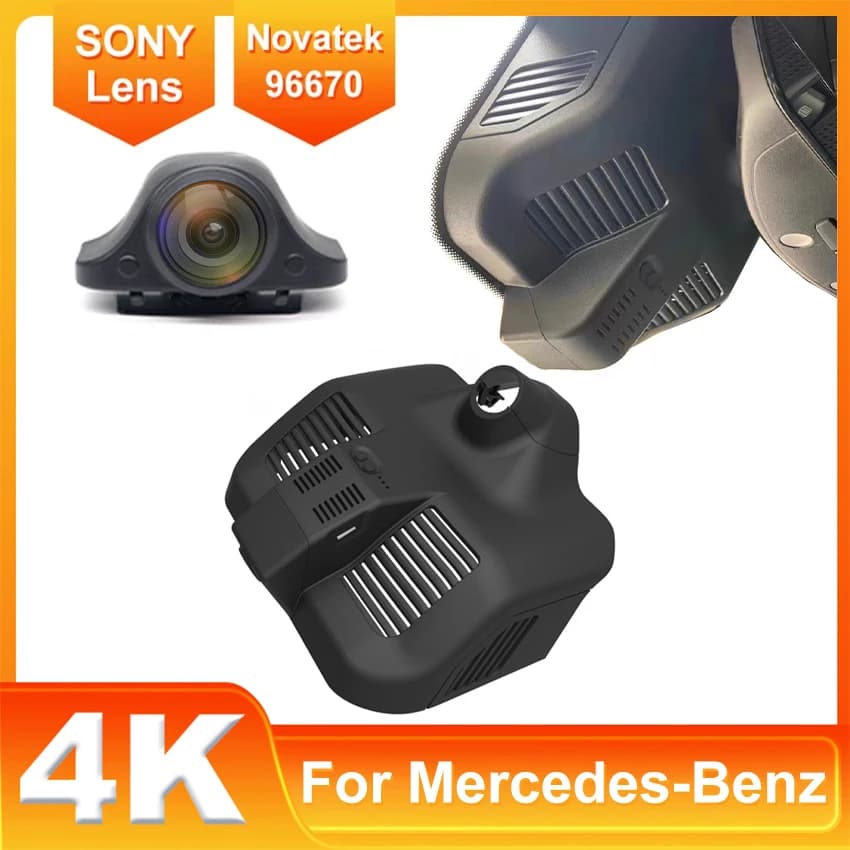 4K 2160P Plug and Play UHD Car Dash Cam Camera for Mercedes Benz MB Class G W463 G350 G400 d G500 G550 G63 2018-2024