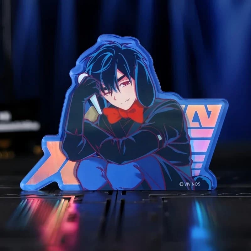[Genuino] Nuovo Alien Stage Rabbit Series Ritratto a metà corpo Adesivo per frigorifero acrilico Regali per scatole cieche a sorpresa per i fan dell'anime
