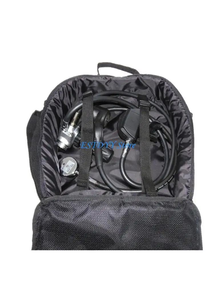 G6DE Snorkeling Diving Snorkel Gear Bag Dive Flag Regulator Bag Padded Bag for w/ Zip