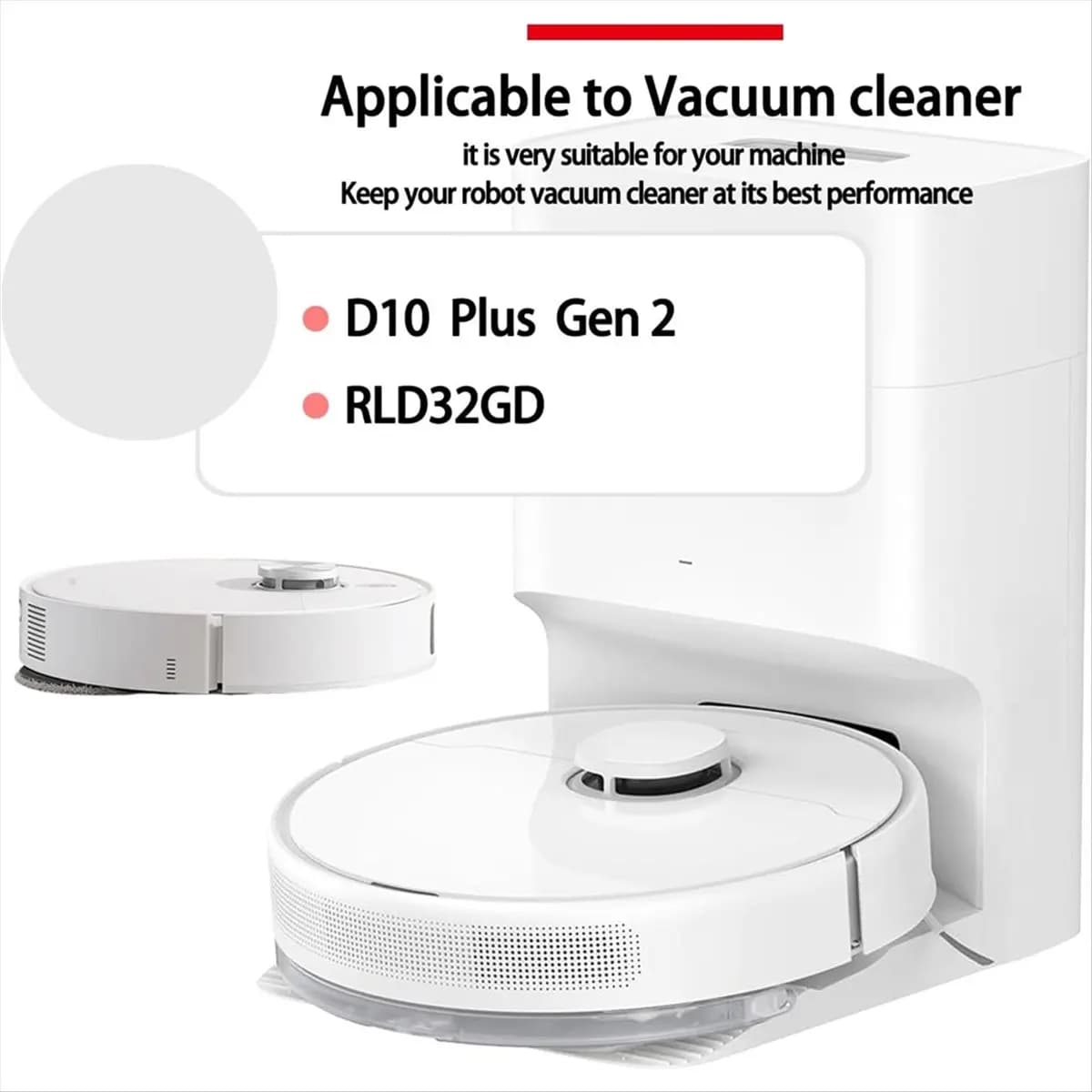 N18R Spazzola principale Spazzola laterale Filtro Hepa Mop Rag per D10 Plus Gen 2 Robot Aspirapolvere Accessori Pezzi di ricambio di ricambio