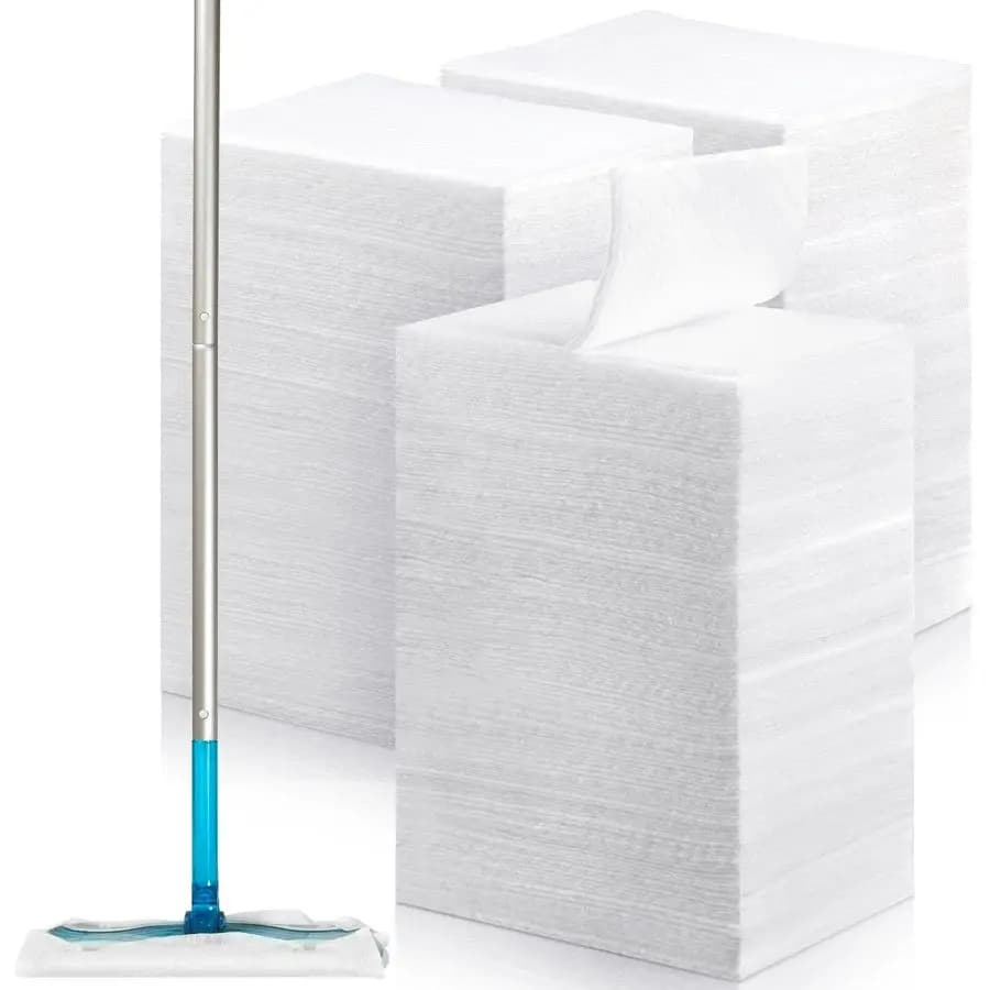 900 Pieces of Dry Breads for Spooling, Spare Parts for Mop in Dry, Spooling Benches, Disposable Reels for Spool, Floor Mop Tips, 11,81 x 8,66 inches