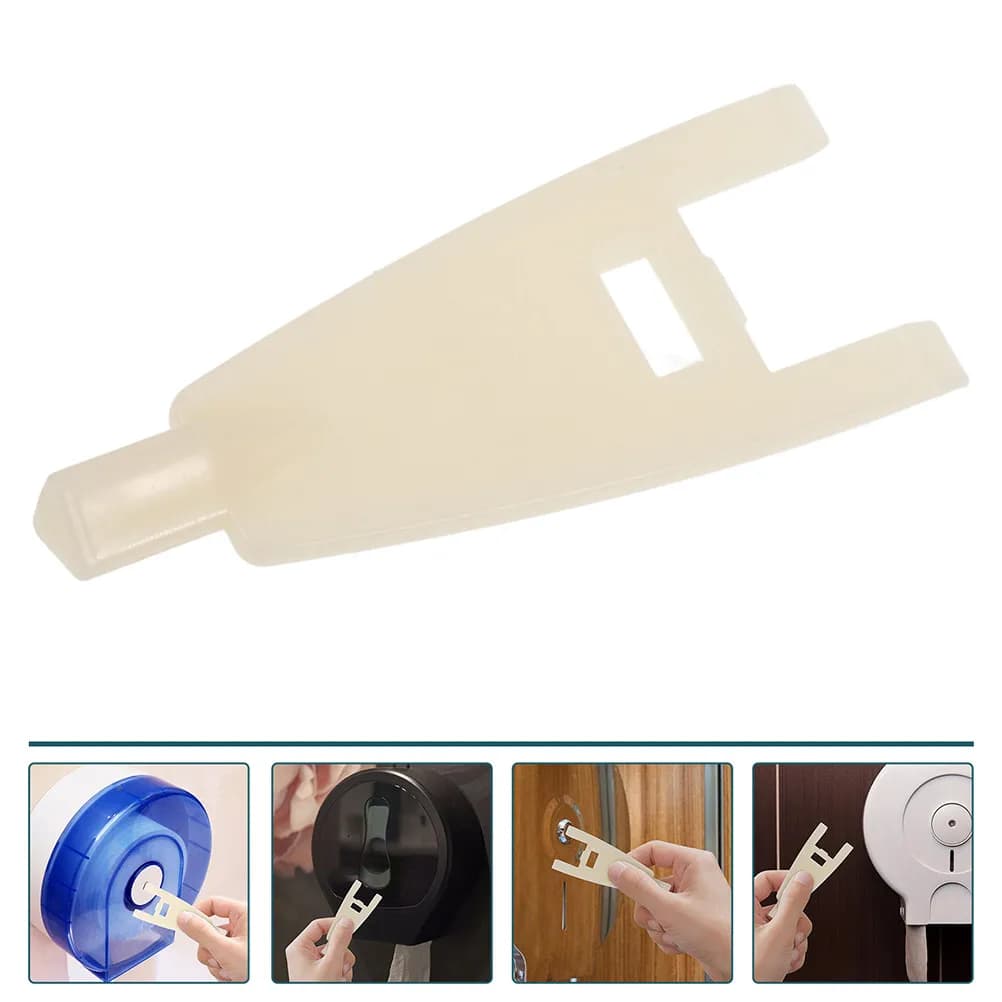 2Pcs Commercial Paper Towel Dispenser Key Replacement Universal Toilet Paper Holder Key for Bathroom Office Hotel Facility